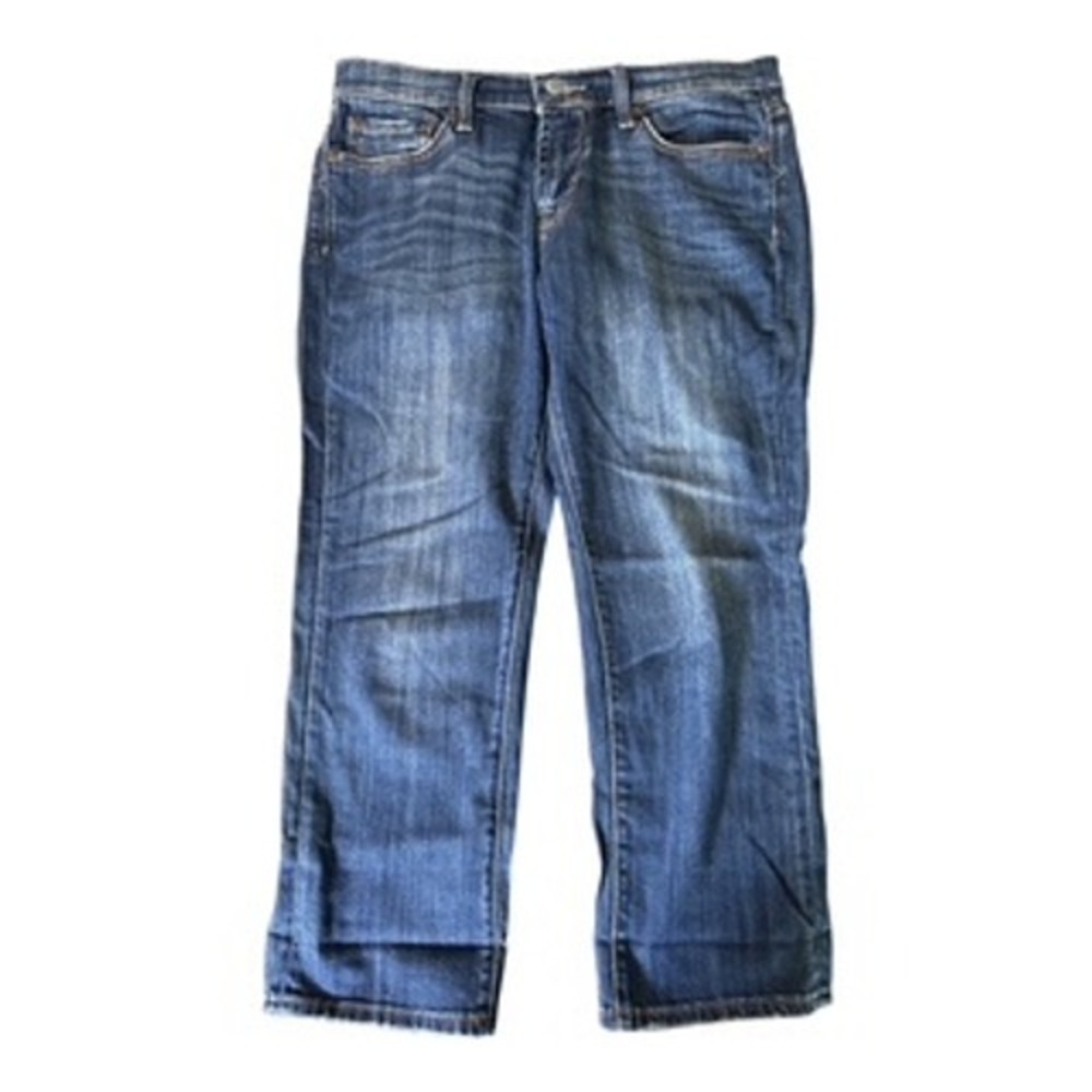 Lucky Brand Crop Jeans Womens 8/29 Medium Wash Stretch Denim Straight 7WP1064 - Picture 2 of 11